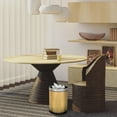 thumbnail image 5 of STRANDCHIC Golden Plastic Recycle Bins for Kitchen with Bag Concealment for Home Use 1Pack, 5 of 5