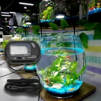 OFFIGAM 1Set Fish Tank Water Testing Kit with Waterproof Feature ABS Black