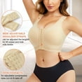 thumbnail image 2 of FhsagQ Bra Bras for Women Bras Crotchless Comfortable Seamless Full Coverage Bra for Women Wireless Bras with Soft Support Regular and Plus Size Bras for Women Crotchless Red Beige XL, 2 of 8