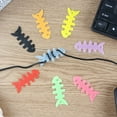thumbnail image 2 of SHARE SUNSHINE Earphone Cord Organizer Earphone Wrap Winder Manager Cable Winder 10PCS (Random color), 2 of 5