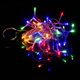 thumbnail image 1 of Guirnalda de luces a pilas, 10 m, 100 LED, multicolor, alambre transparente, luces brillantes para bodas, fiestas, festivales, decoración interior y exterior., 1 of 8