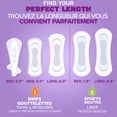 thumbnail image 3 of Poise Incontinence Pads for Women, 5 Drop, Maximum Absorbency, Long, 84Ct, 3 of 7