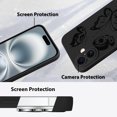 thumbnail image 4 of Funda de teléfono MZELQ para iPhone 16, silicona, diseño de mariposas, 4 of 6