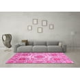 thumbnail image 3 of Ahgly Company Indoor Rectangle Abstract Pink Modern Area Rugs, 2' x 4', 3 of 4