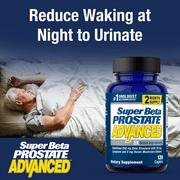 Super Beta Prostate Advanced Male Supplement with Beta-Sitosterol, 120 Caplets, 60 Servings