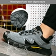 thumbnail image 6 of Safety Shoes Men's Lightweight Work Shoes Waterproof Steel Toe Cap Sporty Sneakers Non-Slip EU36-46, 6 of 7