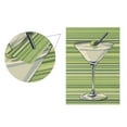 thumbnail image 5 of Yayeee Garden Flag 12" x 18" Double Sided Outdoor Yard Lawn Holiday Decorations, Green Martini Glass, 5 of 6