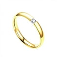 thumbnail image 4 of Bague de Couple Mode Bague en Acier Inoxydable Bijou de la Saint-Valentin Cadeau, 4 of 9