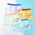 thumbnail image 4 of NIEWTR Boys Dinosaur Underwear-Soft Cartoon Colorful Boxer Shorts Briefs with Fun for Kids(Blue,6-9 Years), 4 of 4