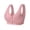 Pink, variant on Women's Casual Solid Color Vest Type Middle And Elderly Bra Women's Sports Bras High Support Medium Bra High Support Sports Bra Sports Bra Running Sports Bra Bras plus Size Womens plus Size Bras