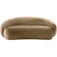 thumbnail image 3 of Meridian Furniture Emery Beige Velvet Loveseat, 3 of 10