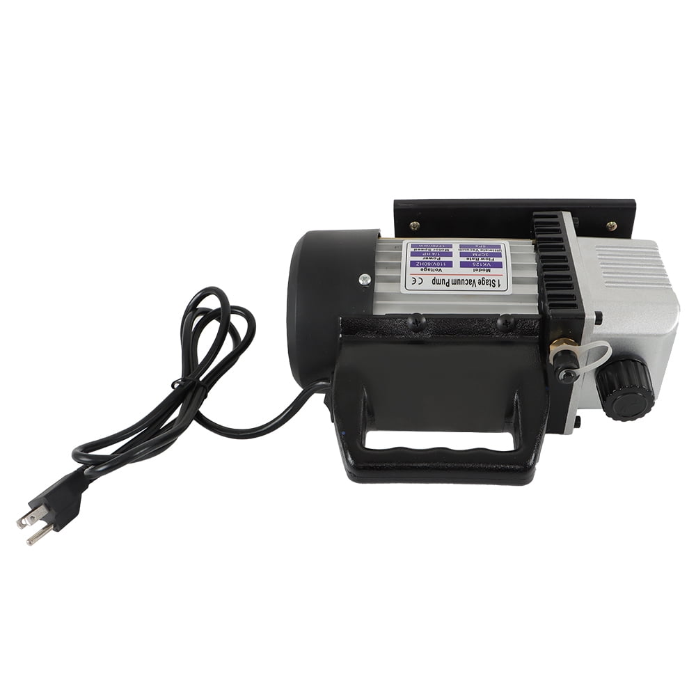 munirater 3 CFM 5pa 1720 RPM Air Vacuum Pump Combo HVAC + R134A Kit AC Gauge Set NEW