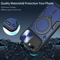 thumbnail image 6 of for iPhone 8 Plus Case/iPhone 7 Plus Case,Metal Stand Ring Holder,Camera Lens Protector 7/8 Plus Cases Women Men,Slim Bumper Full Protection Shockproof Cover (Blue), 6 of 14