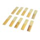 thumbnail image 2 of 10Pcs Saxophone Eb Clarinet Reeds Strength 2 Robust Professional Sax Eb Clarinet Reed Set Wood Color Number 2, 2 of 5