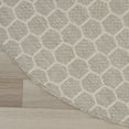 thumbnail image 5 of Nourison Twist Reversible 8' x Round Grey Modern Rug, 5 of 10