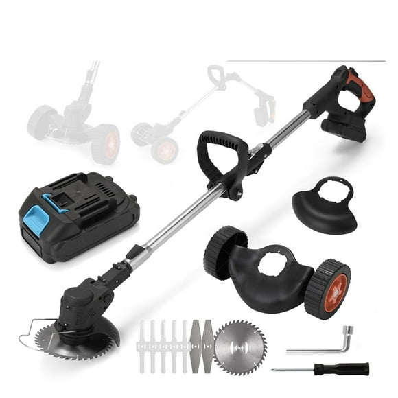 Household Electric Lawn Mower Cordless Rechargeable Lawn Trimmer Professional Electric Brush Cutter Gardening Tool And Equipment