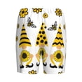 thumbnail image 2 of Lsque Sunflower Gnome Mens Sleep Pajama Shorts,Short Pajama Pants, Cotton Ultra-Soft Knit-Medium, 2 of 9