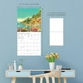 thumbnail image 4 of Graphique 2025 Italia Wall Calendar - 12” x 12” - Thick Paper - Home & Office Organizer - Large Monthly Grid - 3 Languages & Marked Holidays - 4 Month Preview Page for 2026, 4 of 6