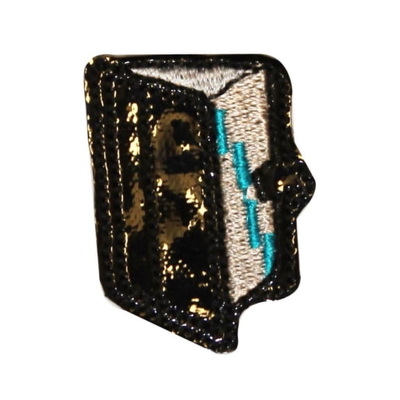 ID 0983 School Planner Patch Shiny Journal Contacts Embroidered Iron On Applique