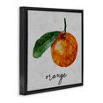 thumbnail image 3 of Stupell Industries French Country Vintage Orange with Leaf Black Floating Frame Canvas Art, 18 x 18, by Regina Moore, 3 of 8