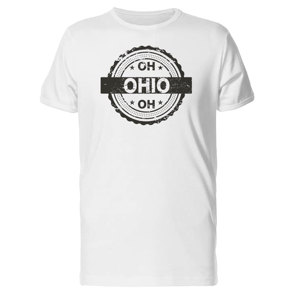 Ohio B&W Logo T-Shirt Men -Image by Shutterstock, Male 4X-Large