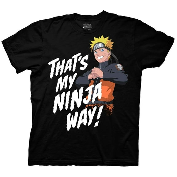 Naruto Shippuden My Ninja Anime Adult T-Shirt L