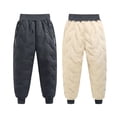 thumbnail image 3 of Baozhu Kid Boys Girls Snow Pants Elastic Windproof Down Pants Lightweight Warm Winter Pants,3-14 Years, 3 of 12