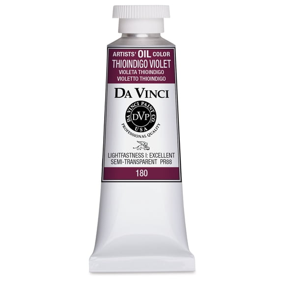 Da Vinci Artists' Oil Color - Thioindigo Violet, 37 ml Tube