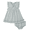 Aqua, variant on Modern Moments by Gerber Baby Girl Flutter Sleeve Dress and Diaper Cover Outfit Set, 2-Piece, Sizes 0/3 Months - 24 Months