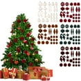 thumbnail image 6 of hengsof 28PCS Velvet Christmas Ornaments Flocked Christmas Tree Ball Christmas Balls Decorative Ornaments for Christmas Tree, 6 of 7