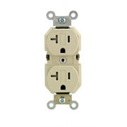 Leviton TBR20-00I Tbr20-00I 20 Amps 125 V Duplex Ivory Outlet 5-20R