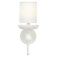 thumbnail image 2 of Jamie Young Co Concord Transitional Steel Metal/Plaster Wall Sconce in White, 2 of 3