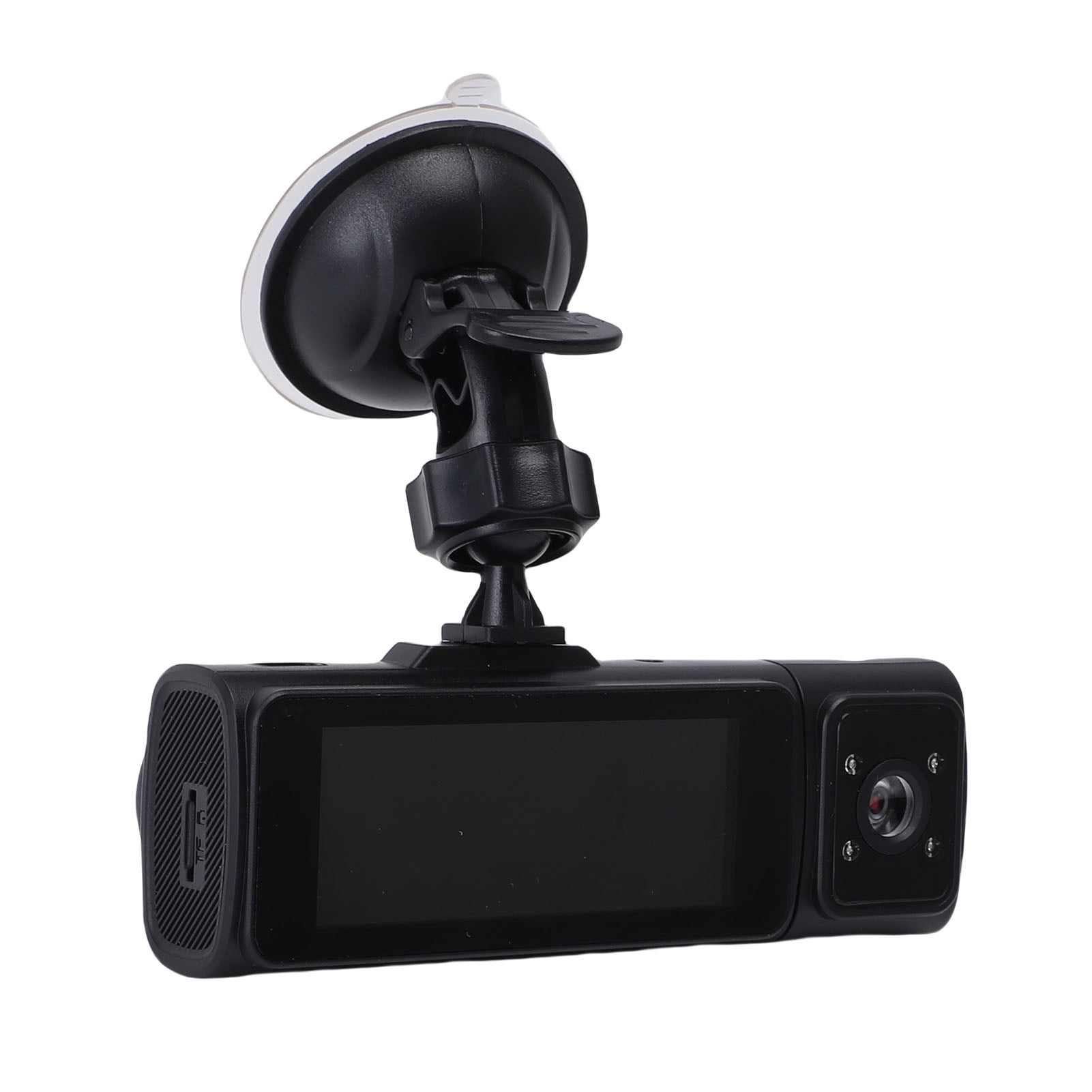 3 Channel Dash Cam, Support Up To 32GB ABS Aluminum Alloy 1080P Dash Cam 200mAh 24Hr Parking  for Outdoor