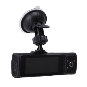 3 Channel Dash Cam, soutien jusqu'à 32GB ABS Alliage d'aluminium 1080P Dash Cam 200mAh 24Hr Parking extérieur