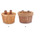 thumbnail image 3 of Cateissary Cesta de almacenamiento de bicicletas para niños, cestas de ratán para artículos diversos, portabotellas de agua para bicicletas Almacenamiento y organización del hogar sin forro, 3 of 6