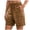 Coffee, variant on vigerkar Women's Lightweight Hiking Cargo Shorts Quick Dry Athletic Shorts Camping Travel Golf Zipper Pockets Water Resistant (Mint Green, XL)