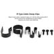 thumbnail image 3 of Clips de nylon 150pcs R-Tipo de cable clamp + 150pcs Tornillos M4x16mm Cruz de acero al carbono cabeza segmentada autorroscantes Set, 3 of 6