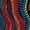 Multi color, variant on Matchstick Women's V-Neck Striped Roll-up Long Sleeve Shirts Blouses