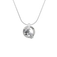 thumbnail image 2 of Delight Jewelry Silvertone 3-D Lion Live Ring Charm Necklace, 18", 2 of 4