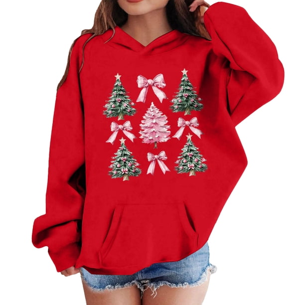Sudadera con capucha para niñas y niños, sudadera de manga larga con cuello redondo y estampado de moda, jersey con bolsillo, sudadera de poliéster para niñas