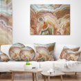 thumbnail image 3 of Designart Strips and Ovals on Agate - Abstract Throw Pillow - 18x18, 3 of 4
