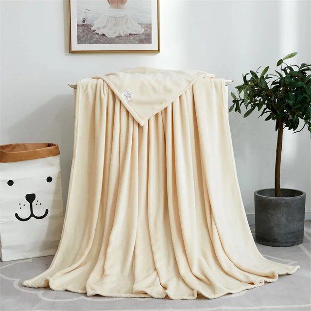 Manta grande de piel sintética para sofá cama, forro polar cálido, suave, de visón, de lujo, antiestático, de microfibra