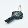 thumbnail image 2 of harmtty 2 in 1 Survival Emergency Whistle Compass for Outdoor Camping Hiking Useful Tool,Multicolor, 2 of 5