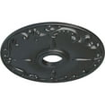 thumbnail image 3 of Ekena Millwork 18"OD x 3 1/2"ID x 1 1/4"P Kent Ceiling Medallion (Fits Canopies up to 5"), Hand-Painted Pewter, 3 of 5