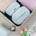 thumbnail image 6 of PRETXORVE Travel Portable Velvet Corduroy Makeup Toiletry Bag Set Large Opening Multi Purpose Pouches for Organized Storage, 6 of 9