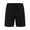 Black, variant on Men's Mid Rise Quick-Dry Mesh Bermuda Shorts with Drawstring Waist, Breathable Athletic for Running Sports,Royal Blue XL