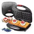 thumbnail image 1 of Wafleras Máquina Para Desayuno Electrica 2 Waffles Topon, 1 of 7