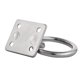 thumbnail image 4 of 4 PCS M6 Placa de ojal con anillo Acero inoxidable 304 Gancho de techo resistente Capacidad de 70 kg Ganchos de montaje en pared para columpios de sacos de arena cierta diferencia de color, dependien TUNC Sencillez, 4 of 5