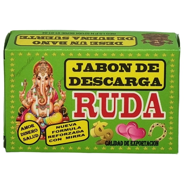 Jabón Rue de 90 g para baños rituales para la buena suerte, el dinero y el amor