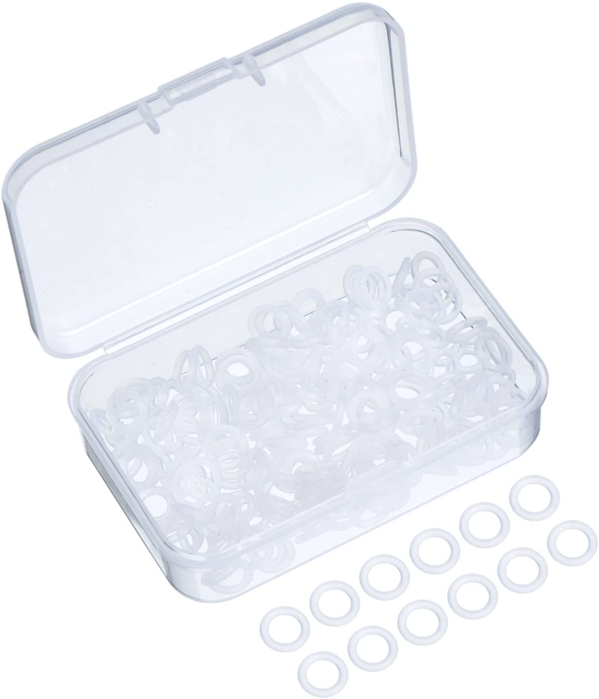 200 Pieces O Ring Keyboard Clear Rubber O Rings Keyboard Dampeners with